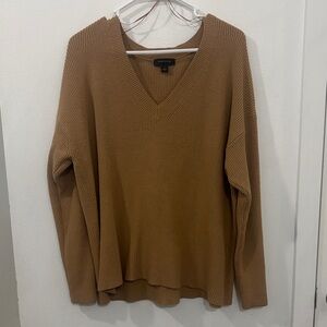 Brown Ann Taylor V-Neck Sweater